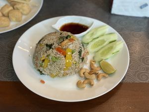Fried vegetable rice - Kin & Koff Café, Bangkok  at Kin & Koff Café in Bangkok