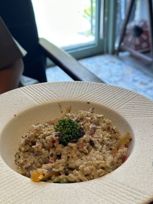 Mushroom risotto  at Chilldren - 小孩吃素(新美店) in Tainan