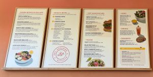 Menu at Hey Sunshine Kitchen in Culver City