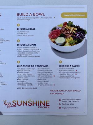   at Hey Sunshine Kitchen in Culver City