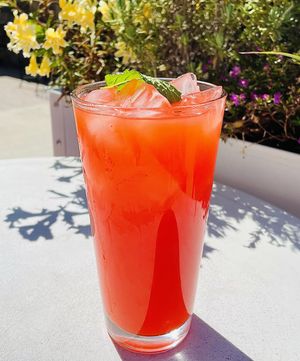 Strawberry Mint Lemonade  at Hey Sunshine Kitchen in Culver City