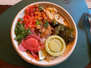 Beautiful grain bowl at Hey Sunshine Kitchen in Culver City