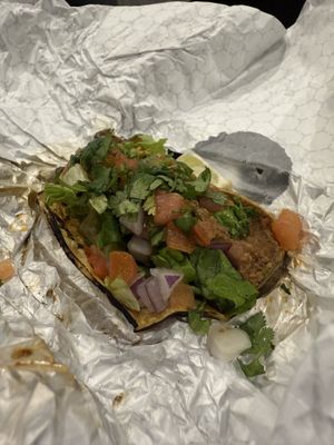 Vegan beef taco  at Hey Sunshine Kitchen in Culver City