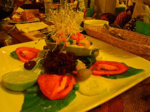 Great salad! at Shaman Restaurant in Cusco