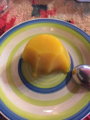 Mango jelly at Shaman Restaurant in Cusco