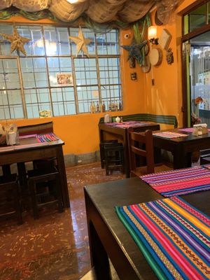 Tables at Shaman Restaurant in Cusco