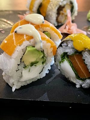 Vegan Philadelphia sushi is definitely my favorite 😍   at Sushi Plaza in Haabneeme