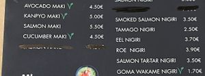   at Sushi Plaza in Haabneeme