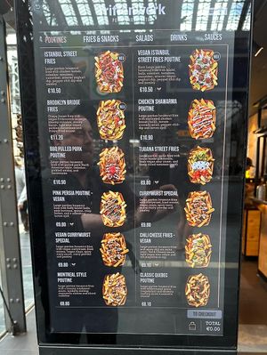 Menu.  at Frittenwerk - Frankfurt Hbf in Frankfurt