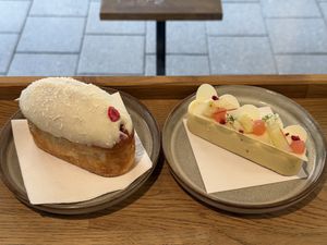 Two vegan pastry options today. Delicious !  at Socker Sucker in Stockholm