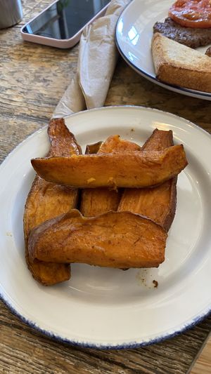 Roasted sweet potato  at The Butcher's Daughter - Nolita in New York City