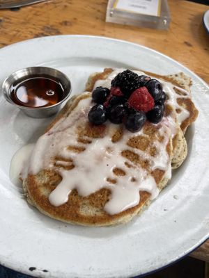 Pancakes 🤤   at The Butcher's Daughter - Nolita in New York City