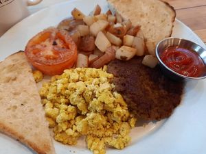 Country breakfast at The Butcher's Daughter - Nolita in New York City