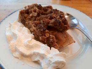 Dutch apple pie at The Butcher's Daughter - Nolita in New York City