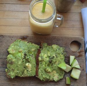 Avocado toast  at The Butcher's Daughter - Nolita in New York City