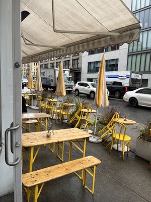  Outdoor seating   at The Butcher's Daughter - Nolita in New York City