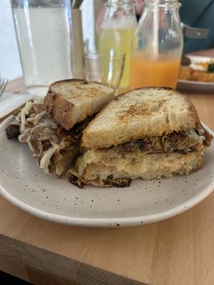 Pastrami tofu sandwich  at The Butcher's Daughter - Nolita in New York City