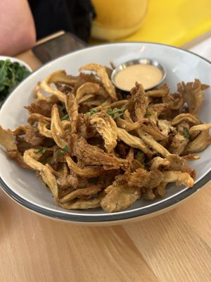 Mushroom calamari  at The Butcher's Daughter - Nolita in New York City