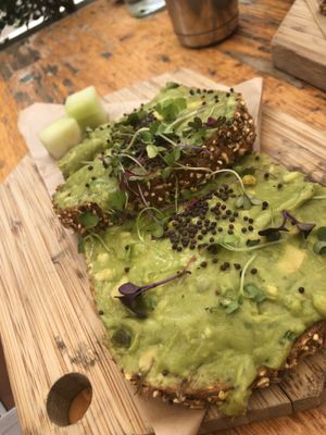 Avocado toast  at The Butcher's Daughter - Nolita in New York City