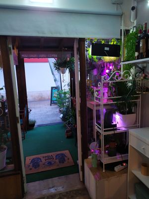 Main door at Padthaii  in Quarteira