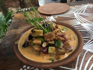 Peanut Chilli Pipian at Restaurare in Tulum