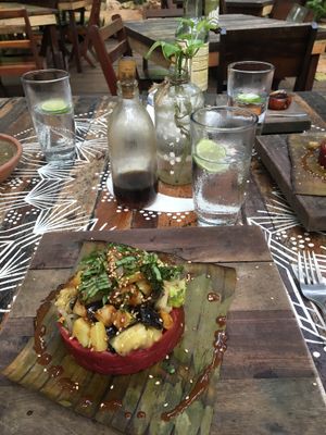 Marinated Veggies at Restaurare in Tulum