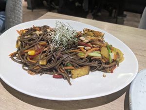 Vegan pad thai at Asian Street in Chisinau
