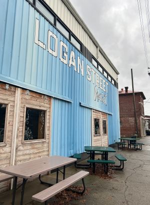 front of building at Full Arepa in Louisville