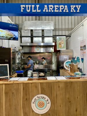 Inside Logan Street Markett  at Full Arepa in Louisville