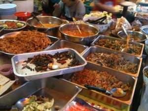 toppings at Vegan Thai Food Stalls in Bangkok