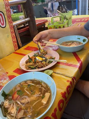   at Vegan Thai Food Stalls in Bangkok