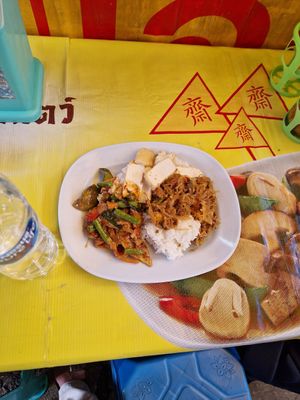  at Vegan Thai Food Stalls in Bangkok