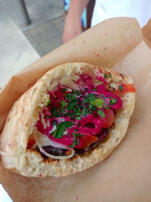 Melanzani vegan at Electro Camel in Vienna