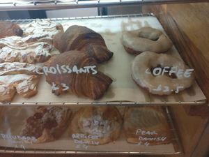 vegan croissants!  at Crumbs Organic Bakehouse in Kensington