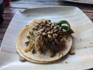 Veggie (vegan) taco at T/aco in Boulder