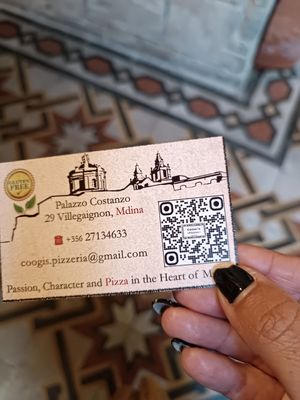 קישור לאתר at Coogi's Pizzeria & Bistrot in Mdina