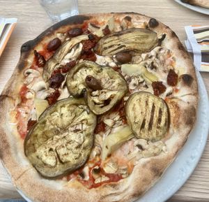 Delicious vegan pizza   at Coogi's Pizzeria & Bistrot in Mdina