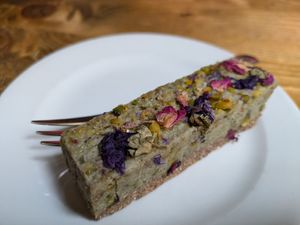 Pistachio slice at Coogi's Pizzeria & Bistrot in Mdina