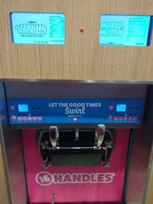 Vegan oatmilk-based flavors, Oatly Vanilla or Marshmallow at 16 Handles  in Naples