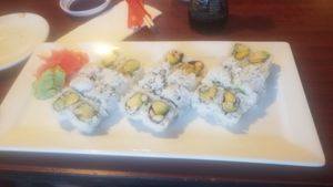 Vegan sushi rolls at Dynasty Asian Cafe in Crossville