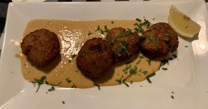 Falafel sate at The Lime in Norwalk