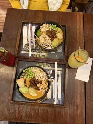 Vegan bowls   at my indigo - Auerspergstrasse in Salzburg