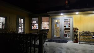 Back patio front door. at Sunflower Cafe in Nashville