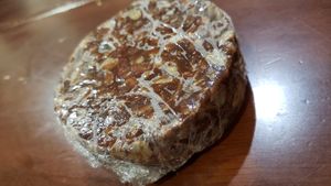 Peanut butter oatmeal cookie (hockey puck) at Sunflower Cafe in Nashville