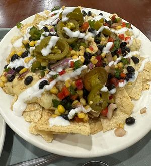 Black bean nachos   at Sunflower Cafe in Nashville