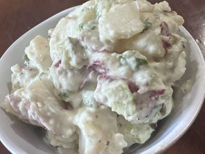 Potato salad   at Sunflower Cafe in Nashville