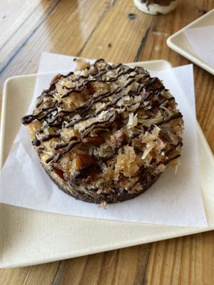 German chocolate cakee  at Sunflower Cafe in Nashville