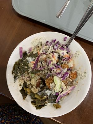 Buffalo tempeh bowl  at Sunflower Cafe in Nashville