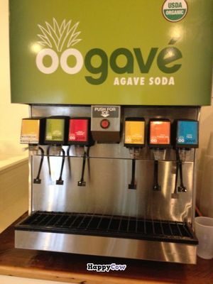 All Natural Soda Sweetened with Organic Agave! at Sunflower Cafe in Nashville