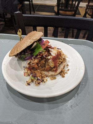 Barbeque tempeh sandwich at Sunflower Cafe in Nashville